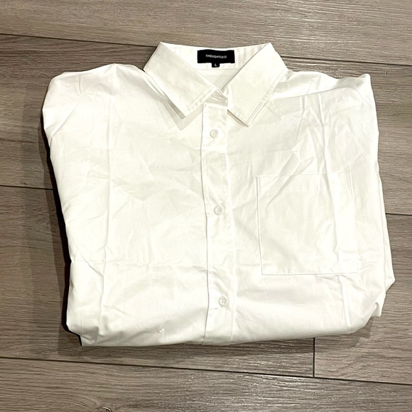 THOUGHTLESS Women Oversized Cotton Shirt L NEW - Picture 10 of 10